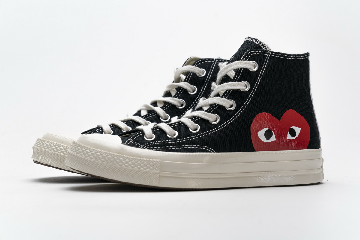 CDG Play x Converse Chuck Taylor All Star 70 High Top   150204C