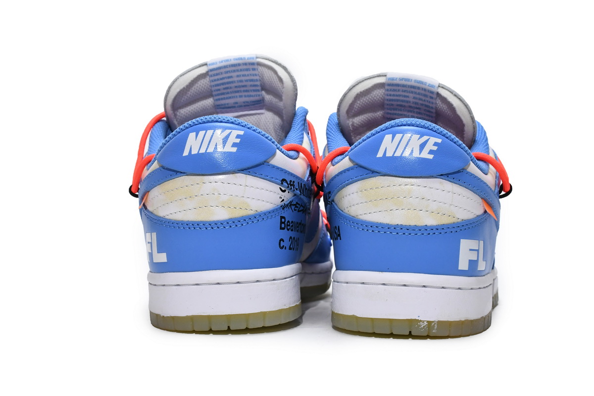 Off White x Futura x Dunk Low SB UNC  DD0856-403
