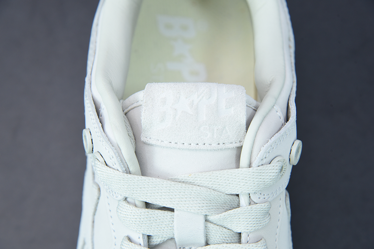 A Bathing Ape Bape SK8 Sta Triple White 1G801009I