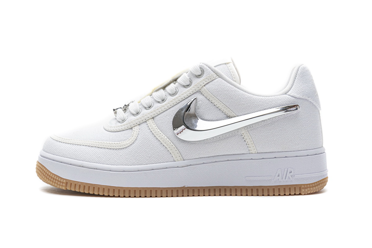 Travis Scott x Nike Air Force 1“White” AQ4211-100