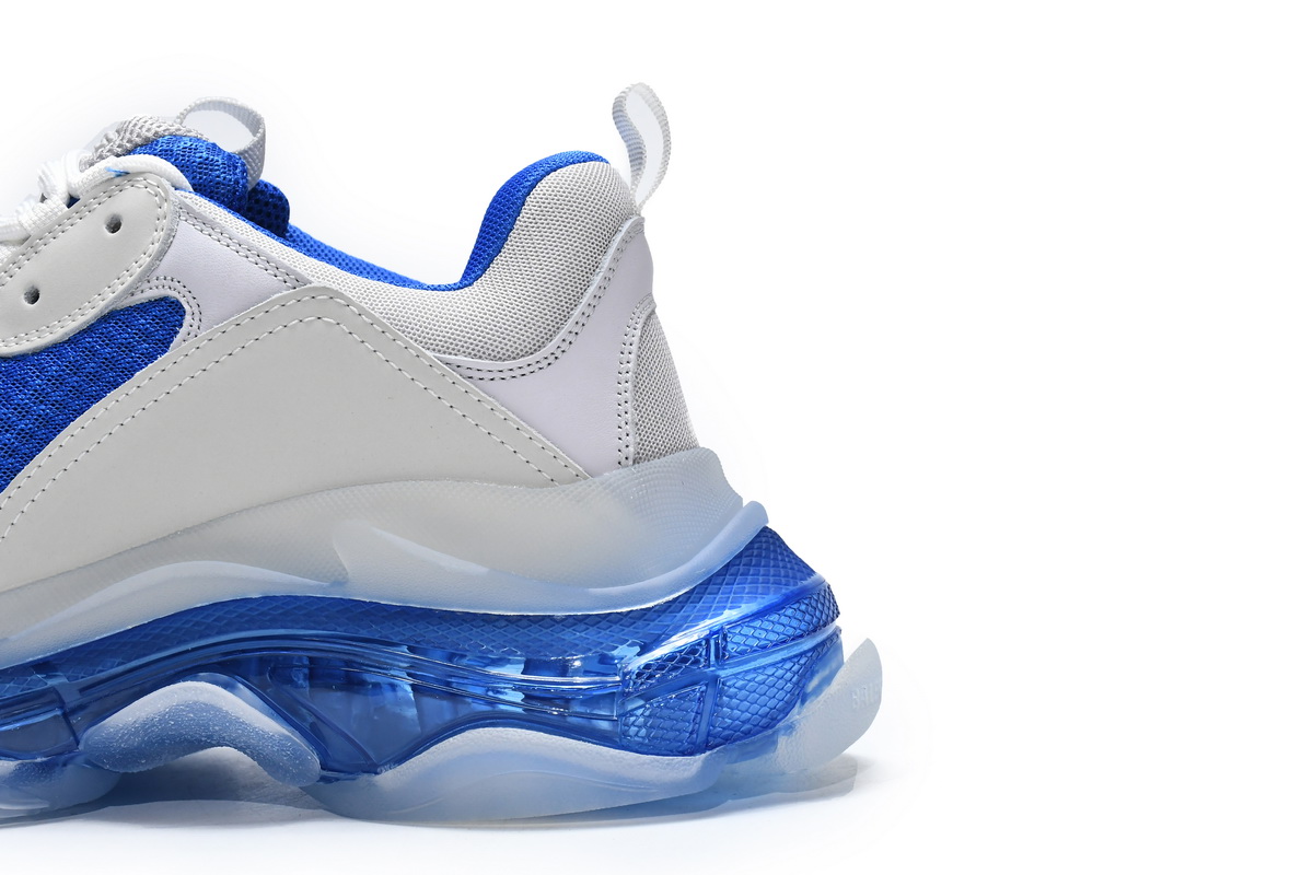 Ba***ci*ga Triple S Grey Blue  541624 W090N 9169