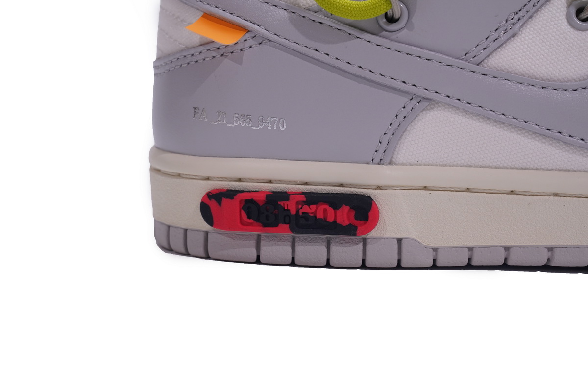 OFF WHITE x Nike Dunk SB Low The 50 NO.8   DM1602-106