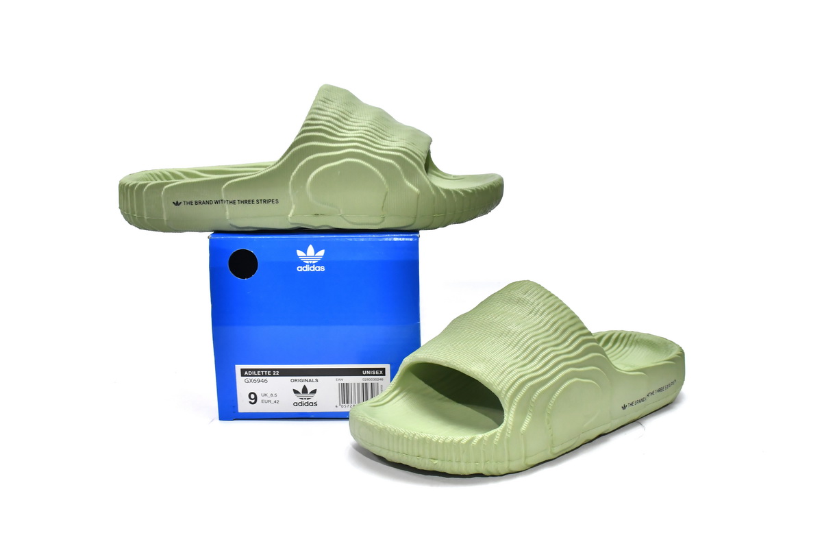 adidas originals Adilette 22 Slides Magic Lime  GX6946