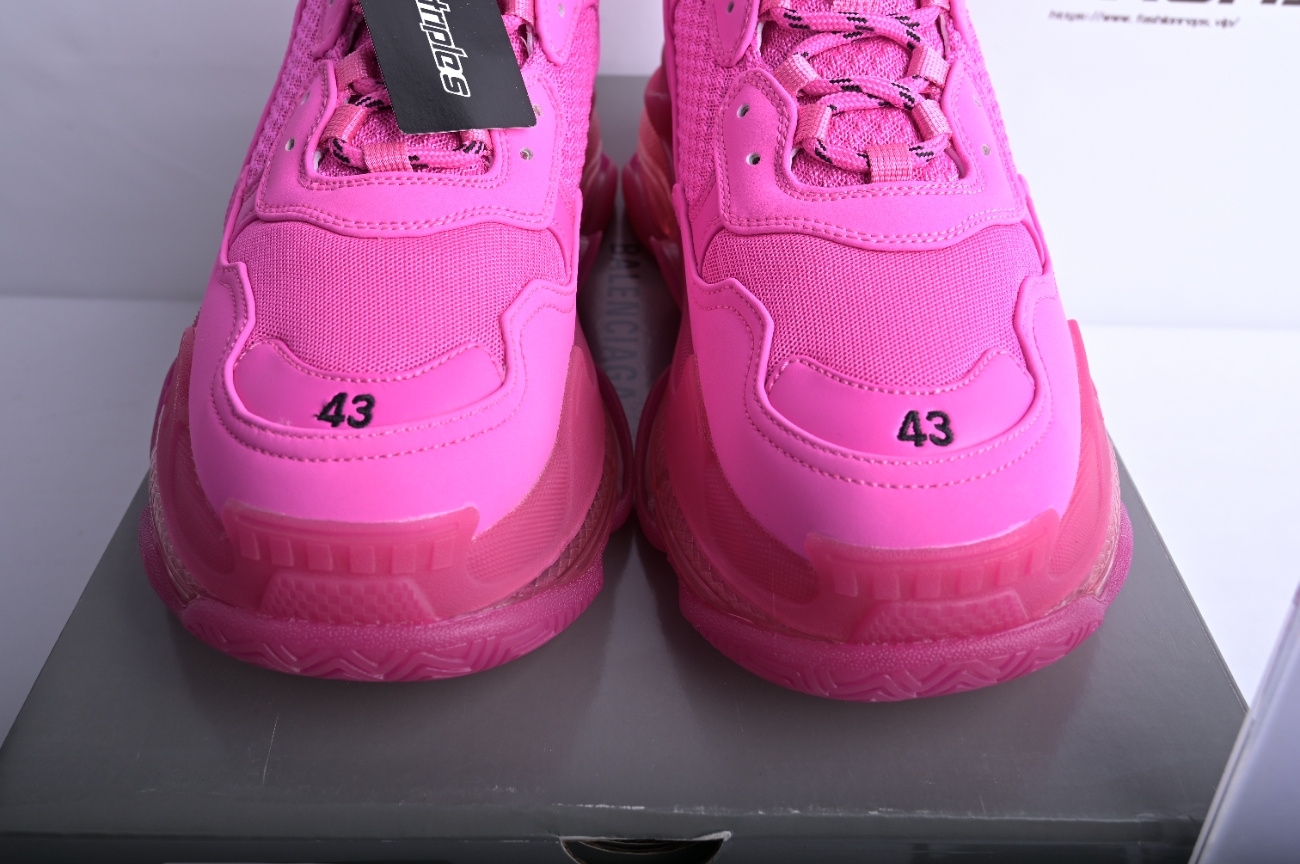 Ba***ci*ga Triple S Plum Red   541624 W2FG1 5059
