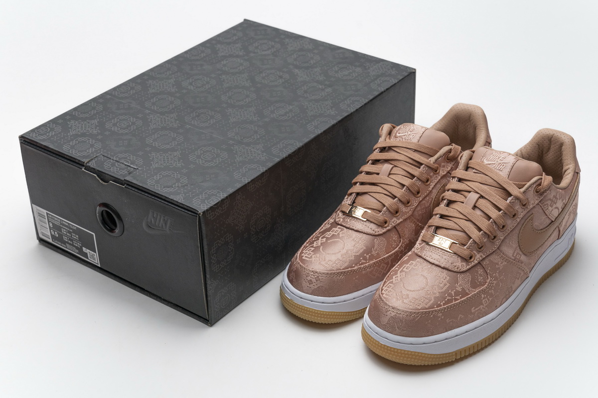 CLOT x Nike Air Force 1 Low “Rose Gold”  CJ5290-600