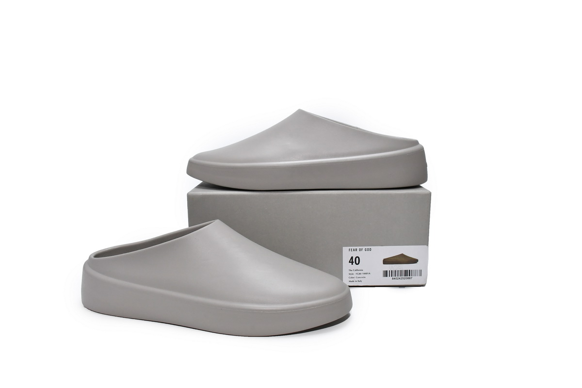 FEAR OF GOD The California Slip-On Concrete -333