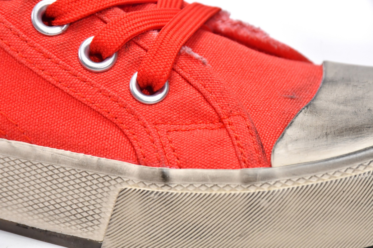 Ba***ci*ga Paris High Destroyed - Red   688756 W3RC4 6090