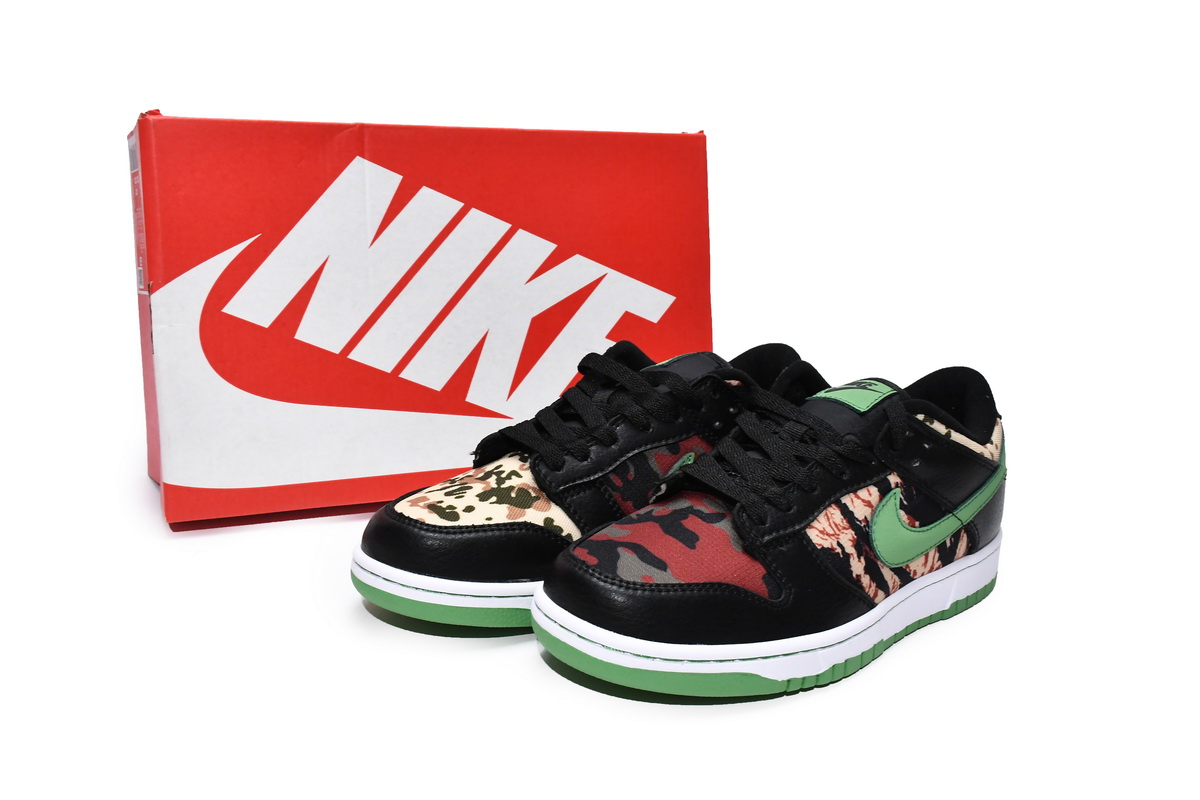 Nike SB Dunk Low Black CamouFlage   DH0597-001