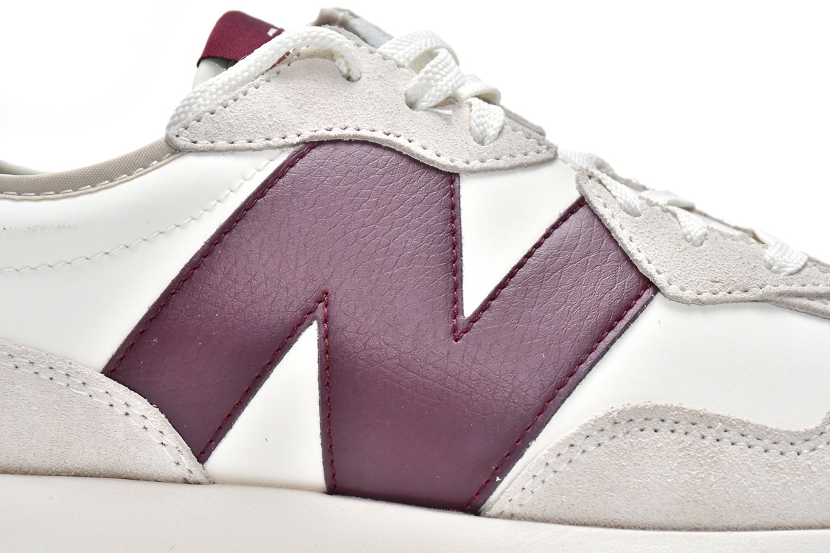 N*w B*lance 327 White Dark Red  WS327KA