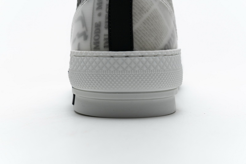 Dior B23 Oblique Transparency High H565 White Black
