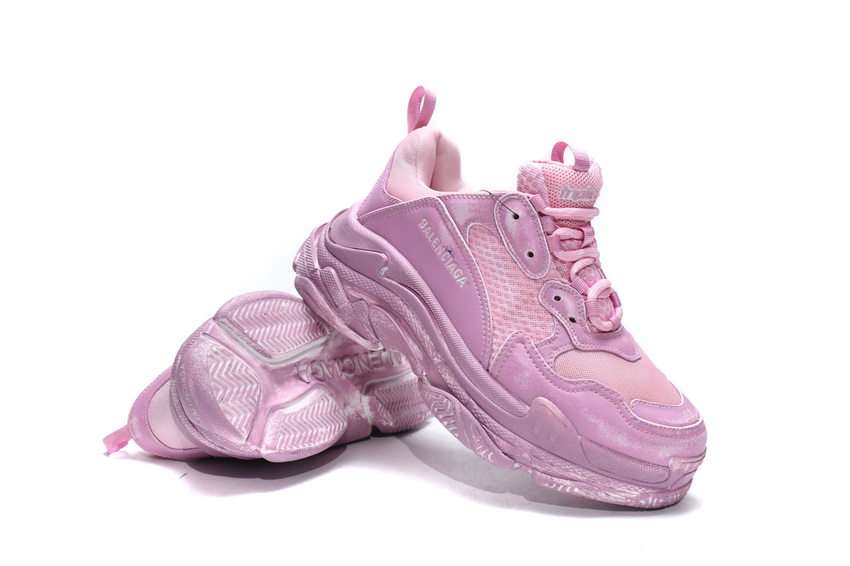 Ba***ci*ga Triple S Pink  524039 W3CN3 5000