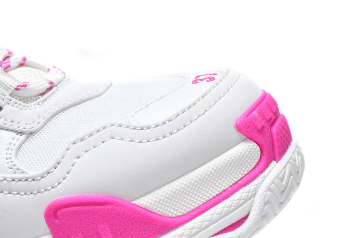 Ba***ci*ga Triple S White Peach Red   536737 W2CA3 3890