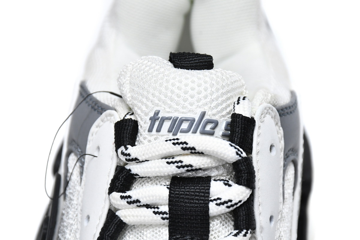 Ba***ci*ga Triple S White Grey  536737 W09O1 9089