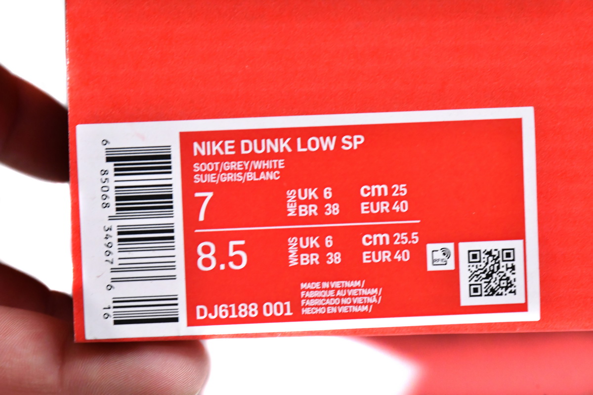 Nike Dunk Low Retro Grey White  DJ6188-001
