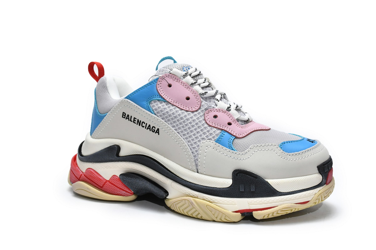 Ba***ci*ga Triple S Tide Pink  524039 W09OH 4196