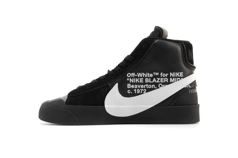 OFF WHITE X Nike Blazer Mid Black AA3832-001