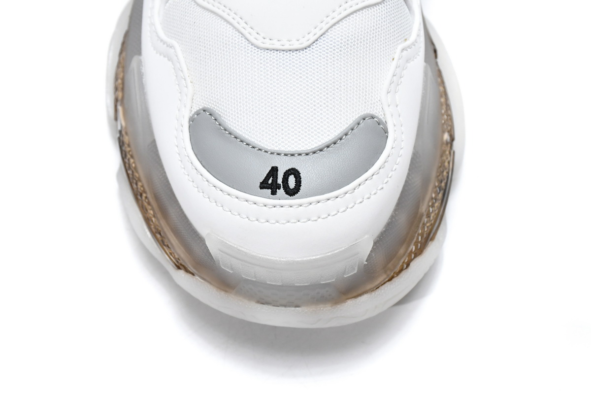 Ba***ci*ga Triple S White Black   541624 W2GS1 9012