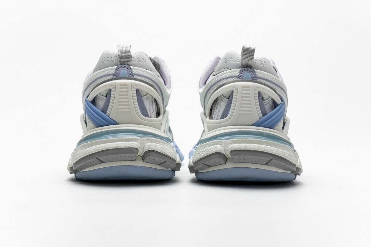 Ba***ci*ga Track 2 Sneaker White Light Blue   568615 W2GN3 9045