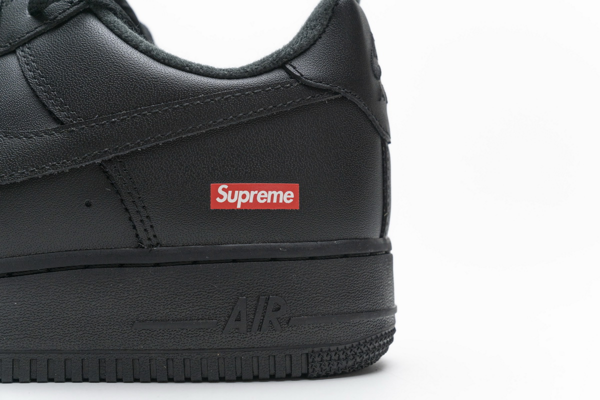Supreme x Nike Air Force 1 Low Black  CU9225-001