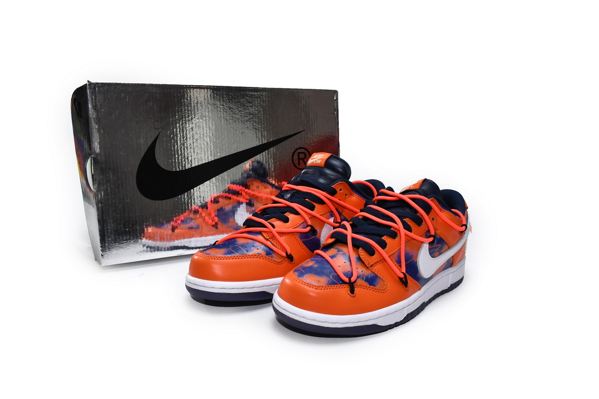 Off White x Futura x Dunk Low SB UNC   DD0856-801