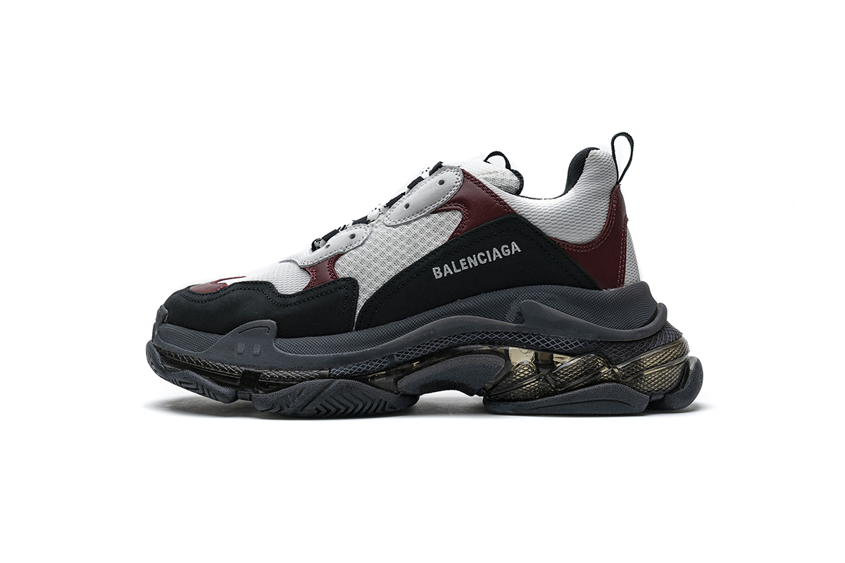 Ba***ci*ga Triple S Black Brown Red  541624 W09O1 2268