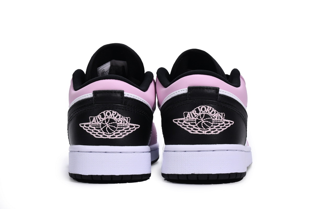 Air Jordan 1 Retro Low(GS)White Pink  554723-601