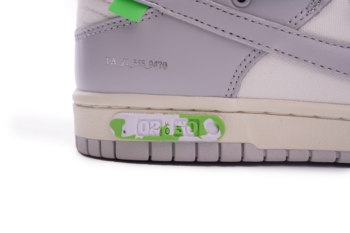OFF WHITE x Nike Dunk SB Low The 50 NO.2   DM1602-115