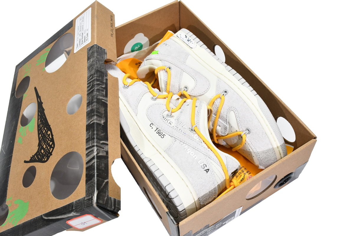 M Batch OFF WHITE x Nike Dunk SB Low The 50 NO.39   DJ0950-109
