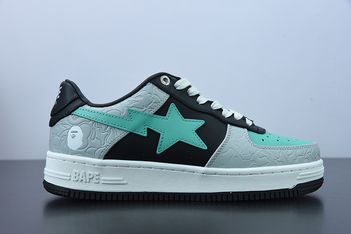 A Bathing Ape Bape Sta Low Grey Green 1H70191002