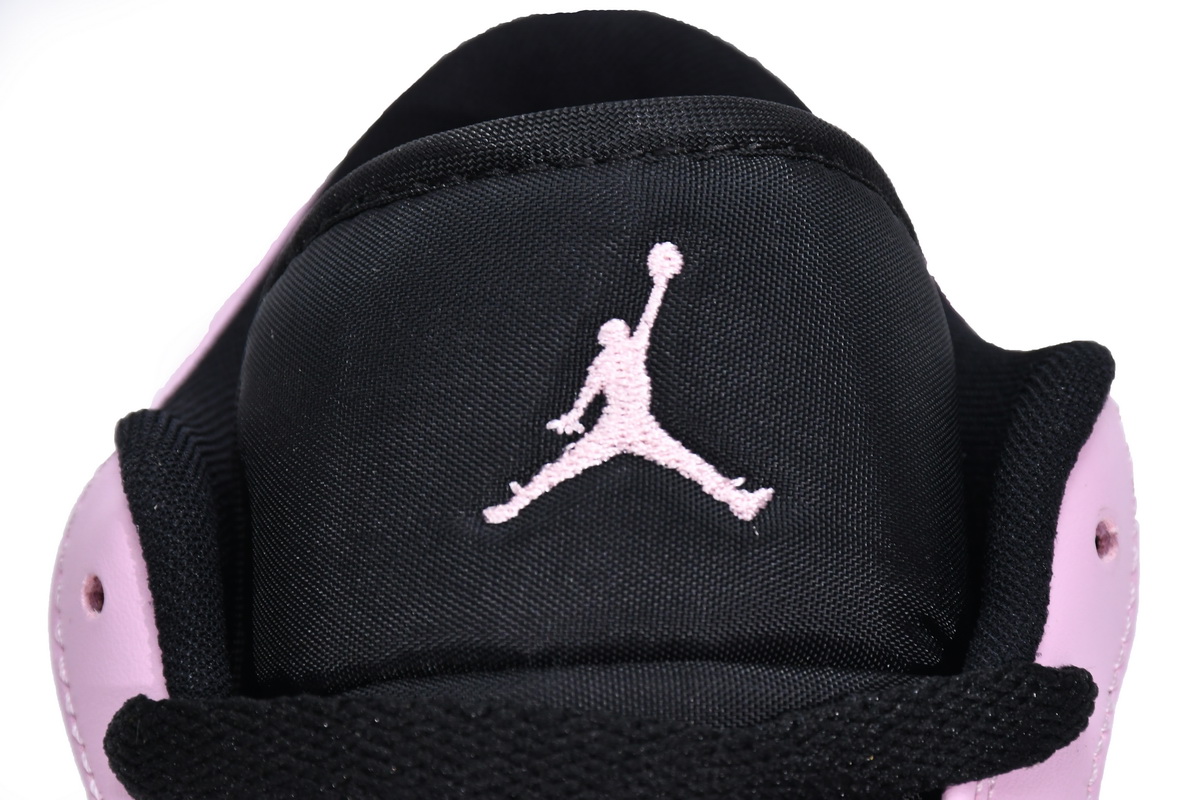 Air Jordan 1 Retro Low(GS)White Pink  554723-601