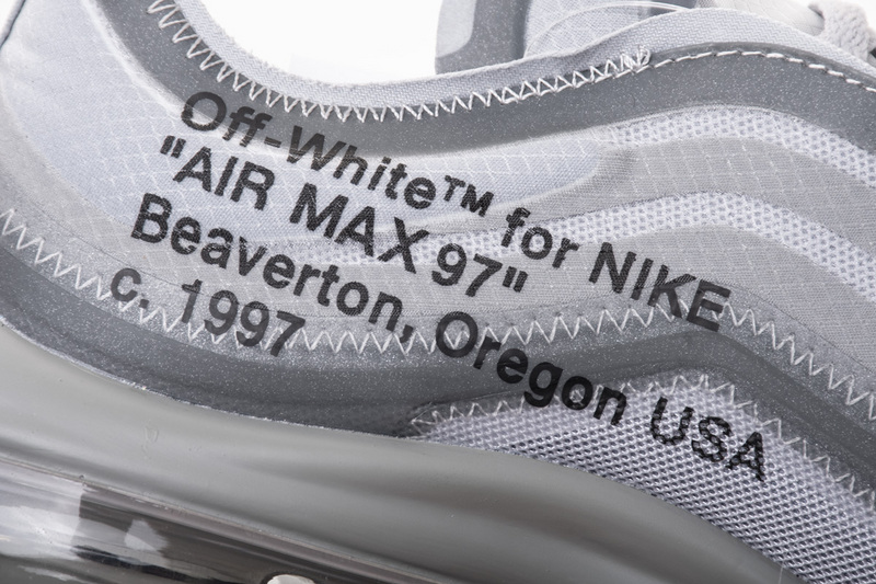 OFF WHITE X Nike Air Max 97 “Wolf Grey Menta” AJ4585-101