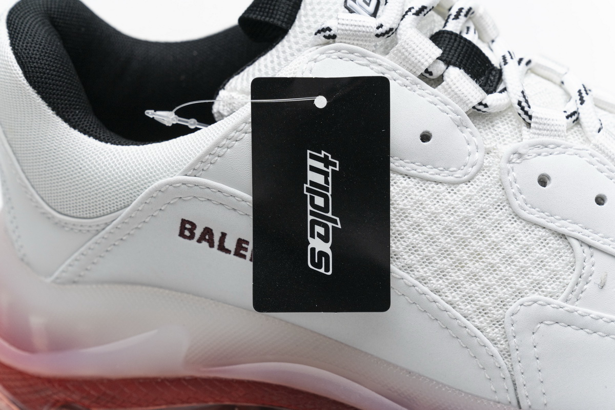 Ba***ci*ga Triple S Milk White Black   0625 W09O1