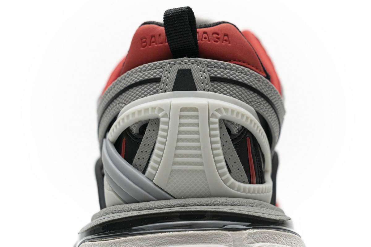 Ba***ci*ga Track 2 Sneaker Grey Red   570391 W2GN3 1003