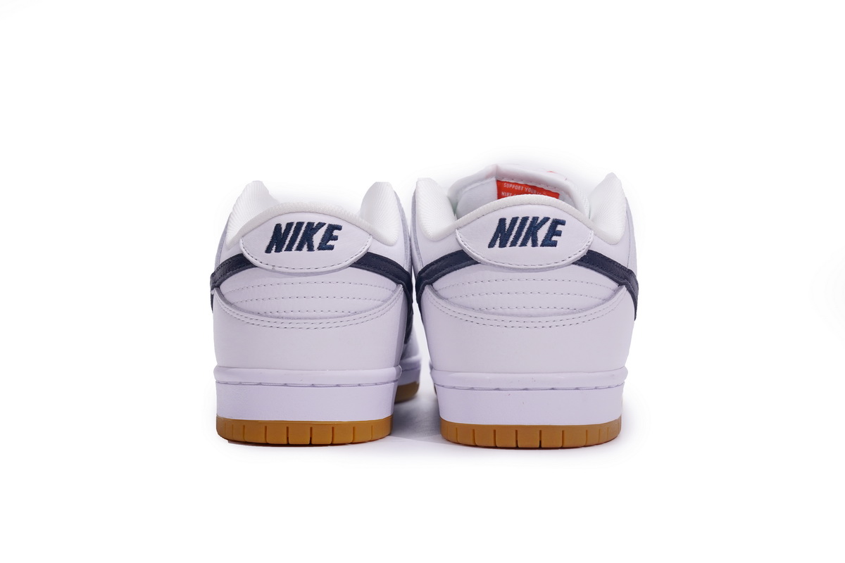 Nike SB Dunk Low Pro Orange Label White Navy  CZ2249-100