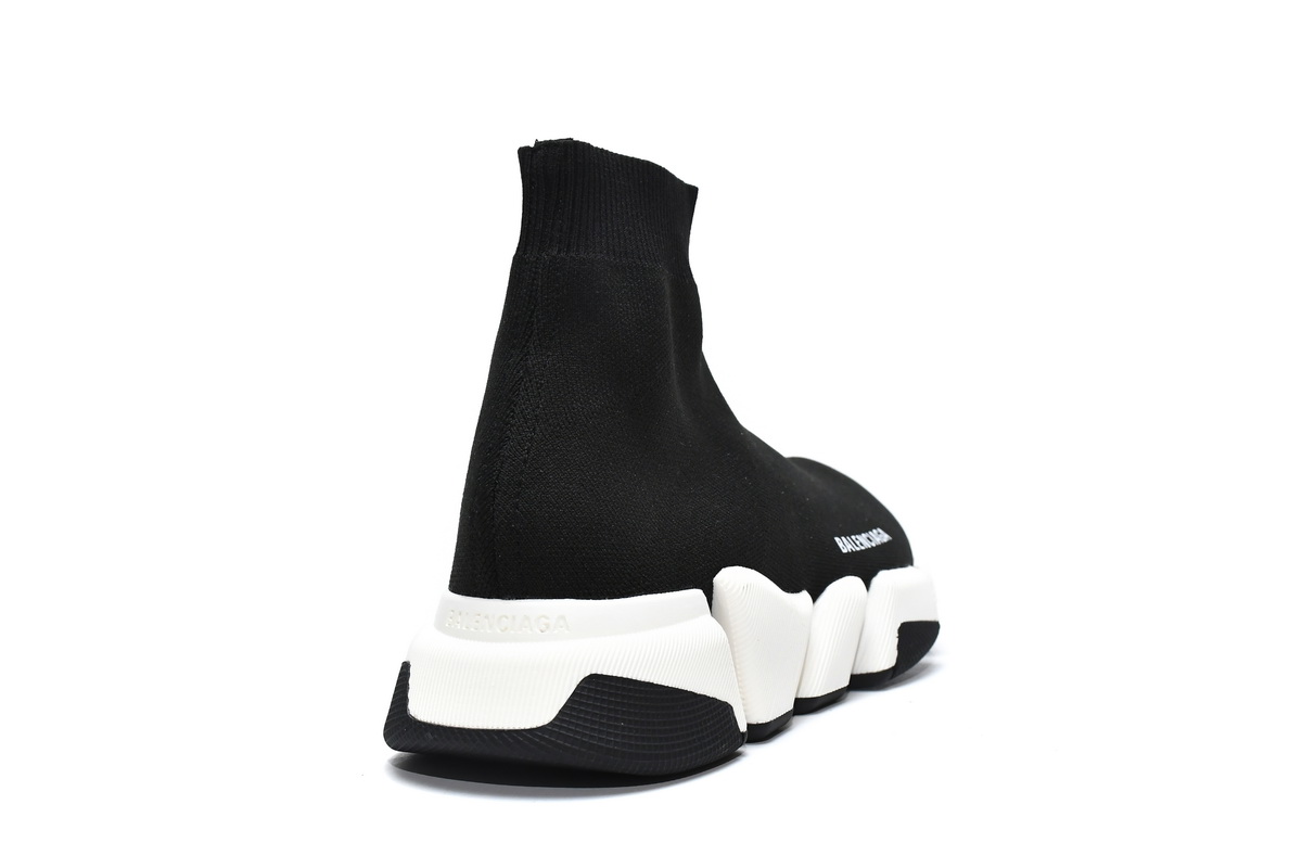 Ba***ci*ga Speed 2.0 Sneaker Black White  B33