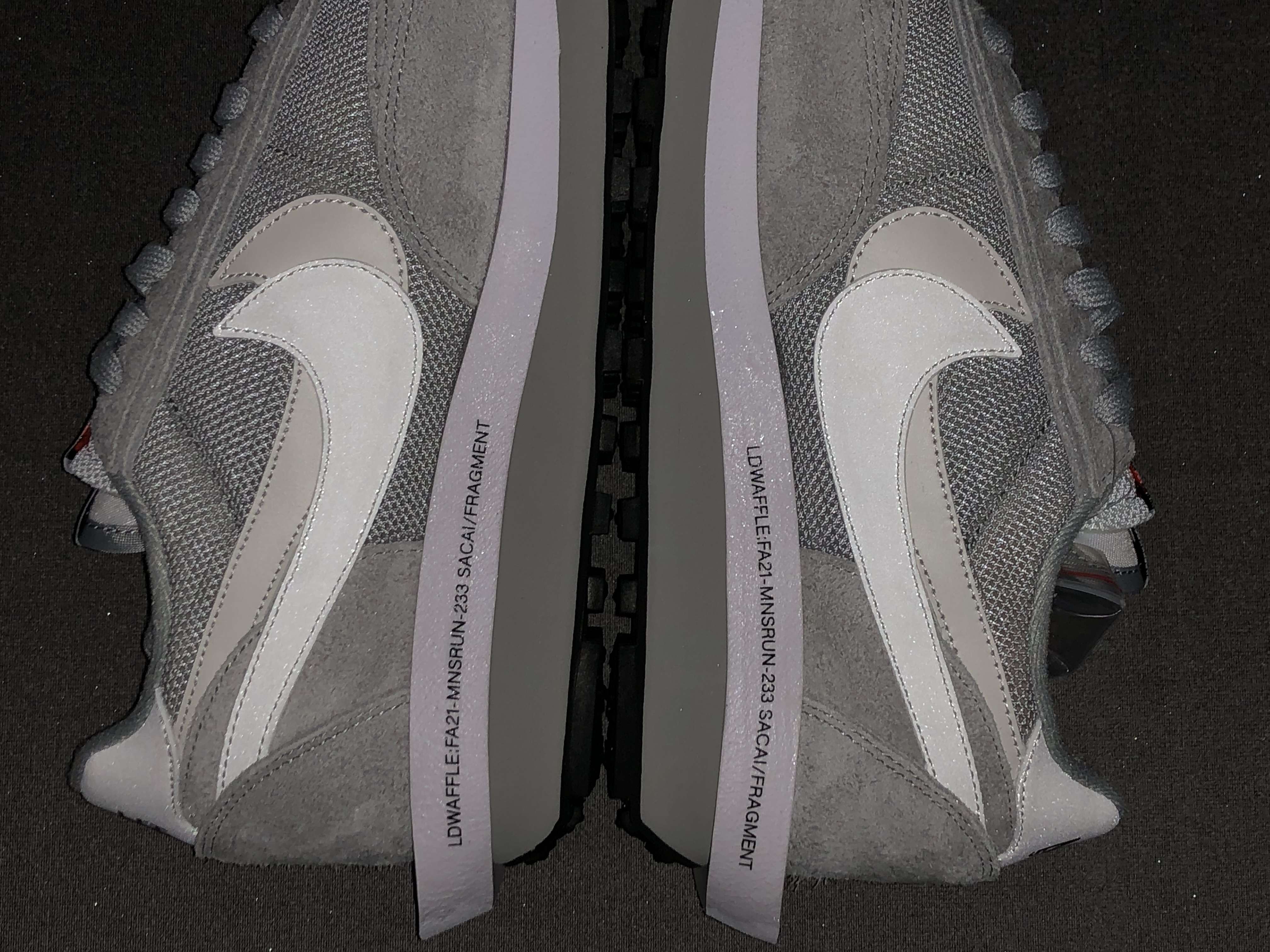 Fragment x Sacai x Nik LDWaffle “Light Smoke Grey”   DH2684-001