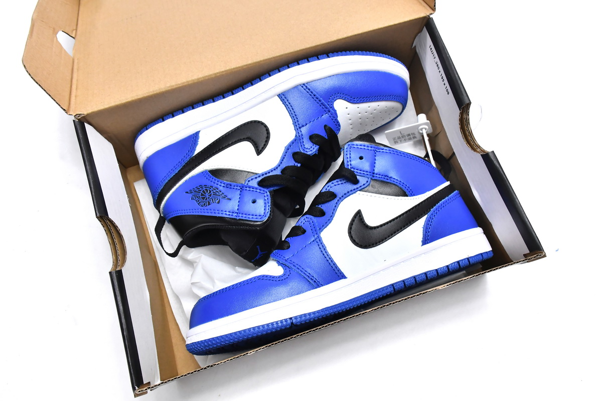 KID shoes Air Jordan 1 Mid PS Game Royal  555088-403