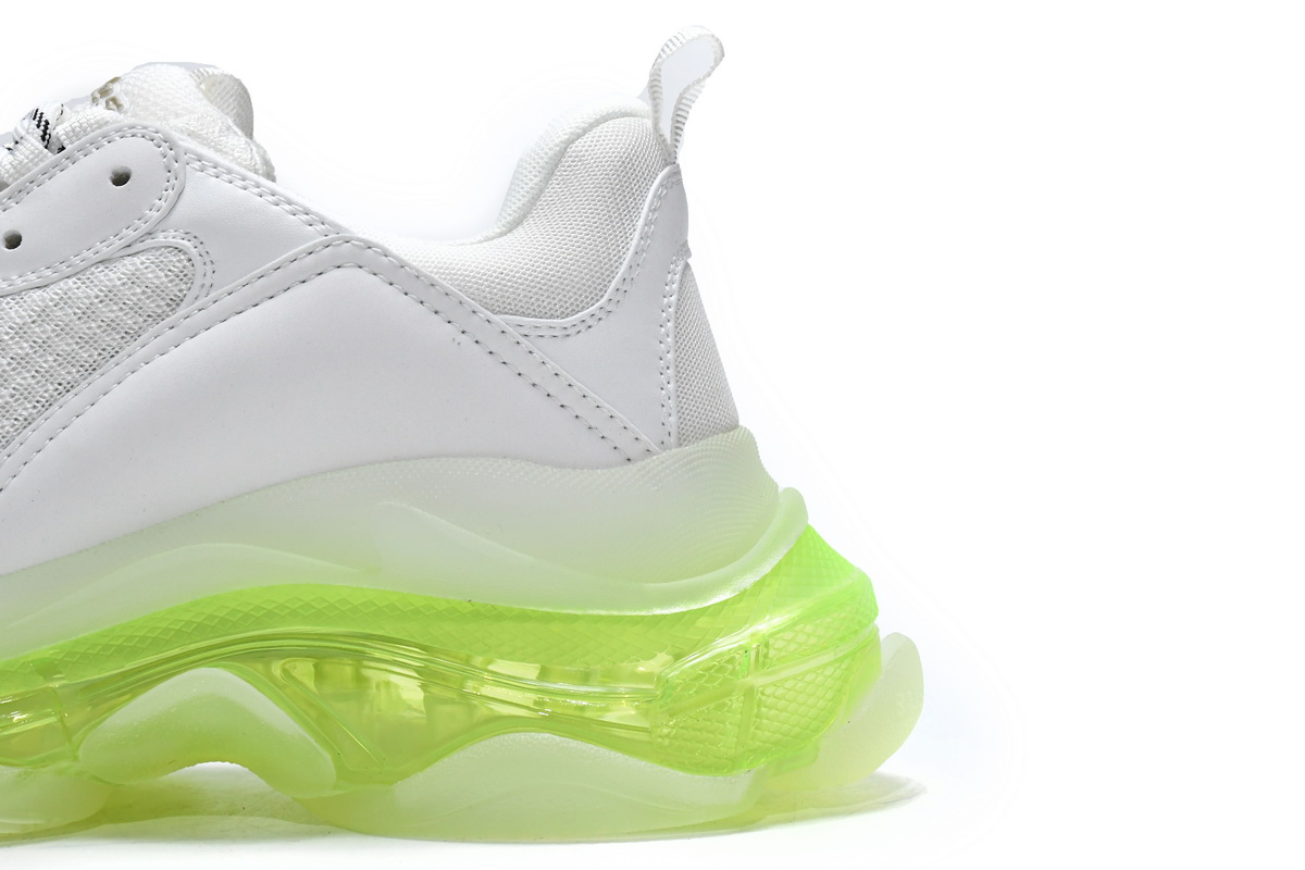Ba***ci*ga Triple S White Green   544351 W0901 9010