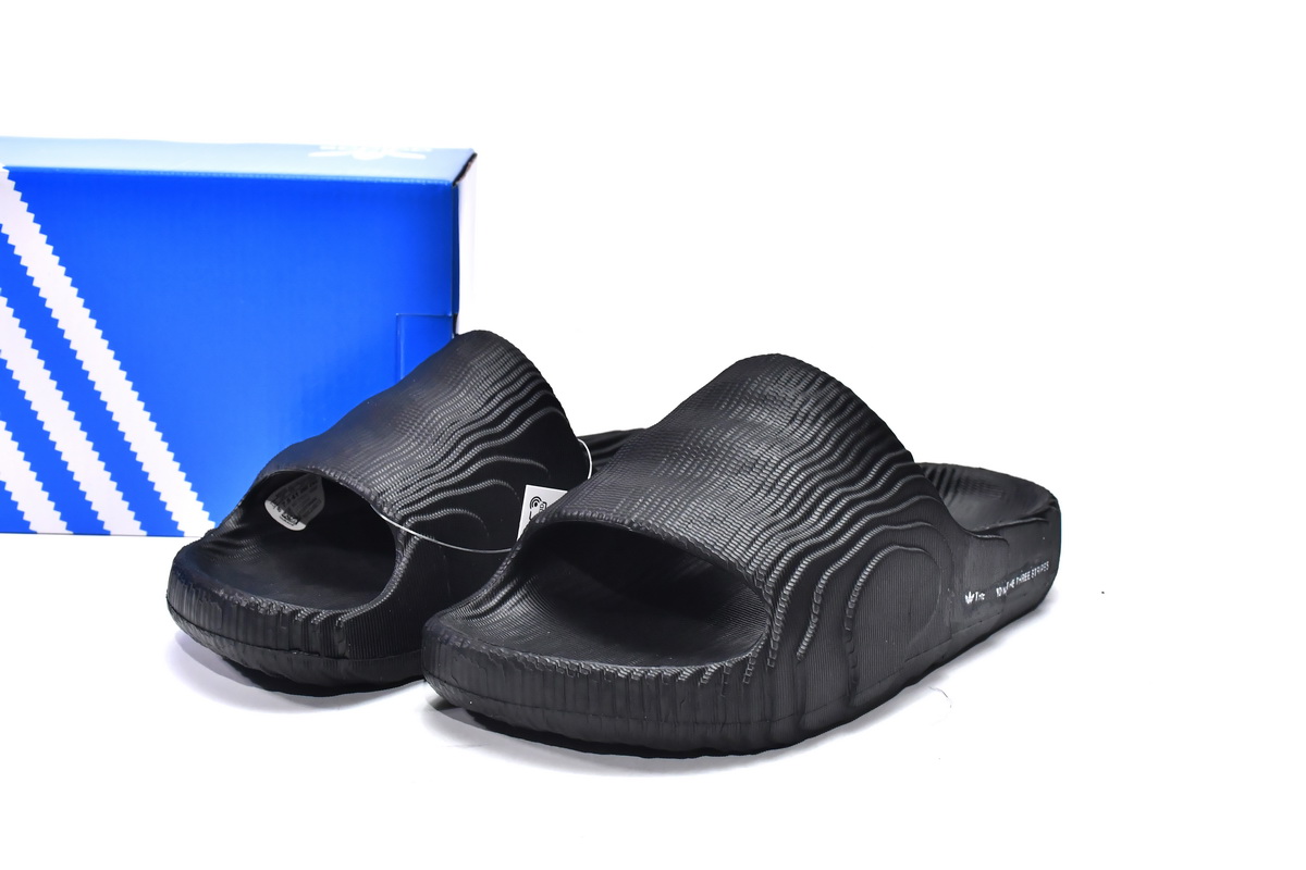adidas originals Adilette 22 Slides Black  GX6949