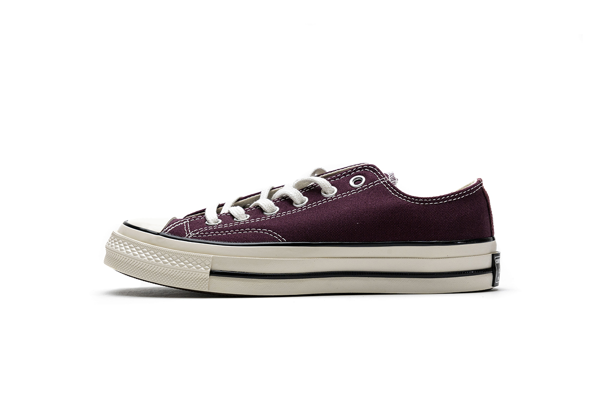 Converse Chuck 70 OX Dark Burgundy Black Egret  162059C