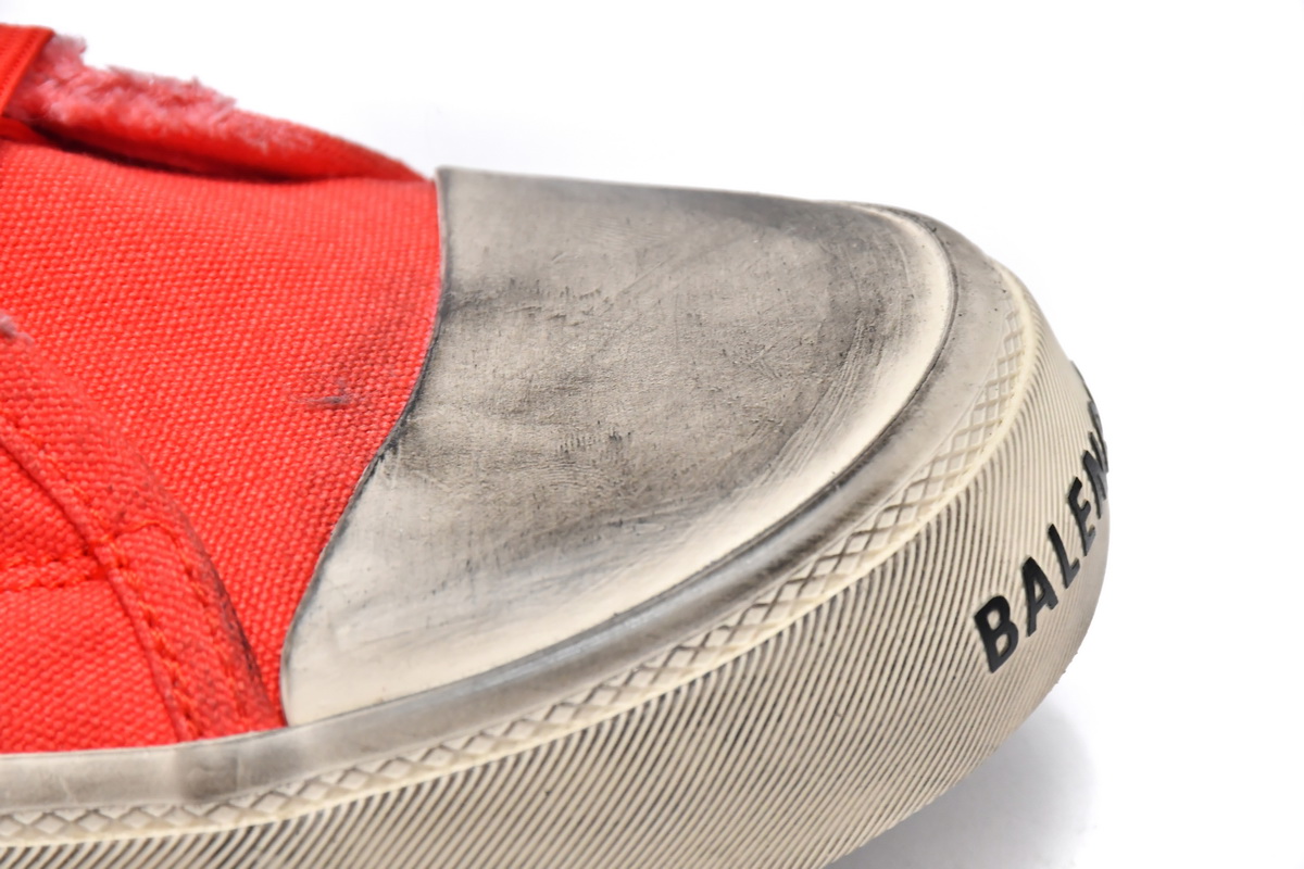 Ba***ci*ga Paris High Destroyed - Red   688756 W3RC4 6090