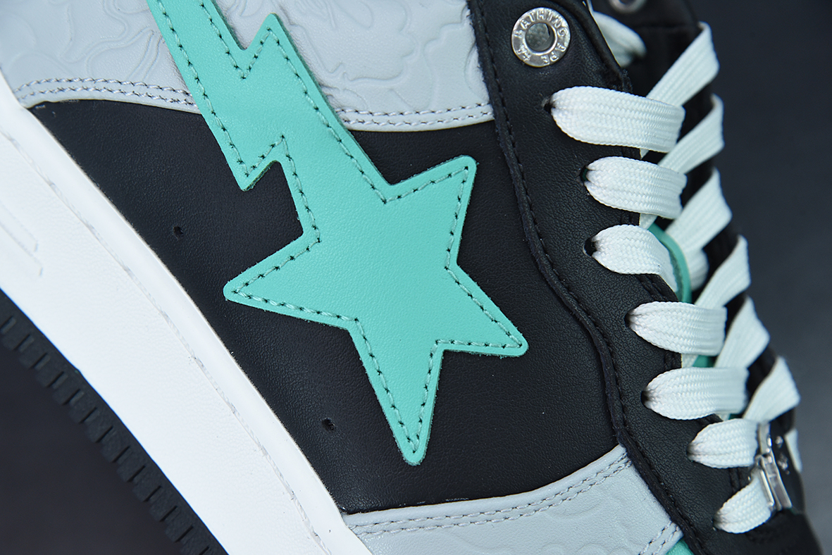 A Bathing Ape Bape Sta Low Grey Green 1H70191002