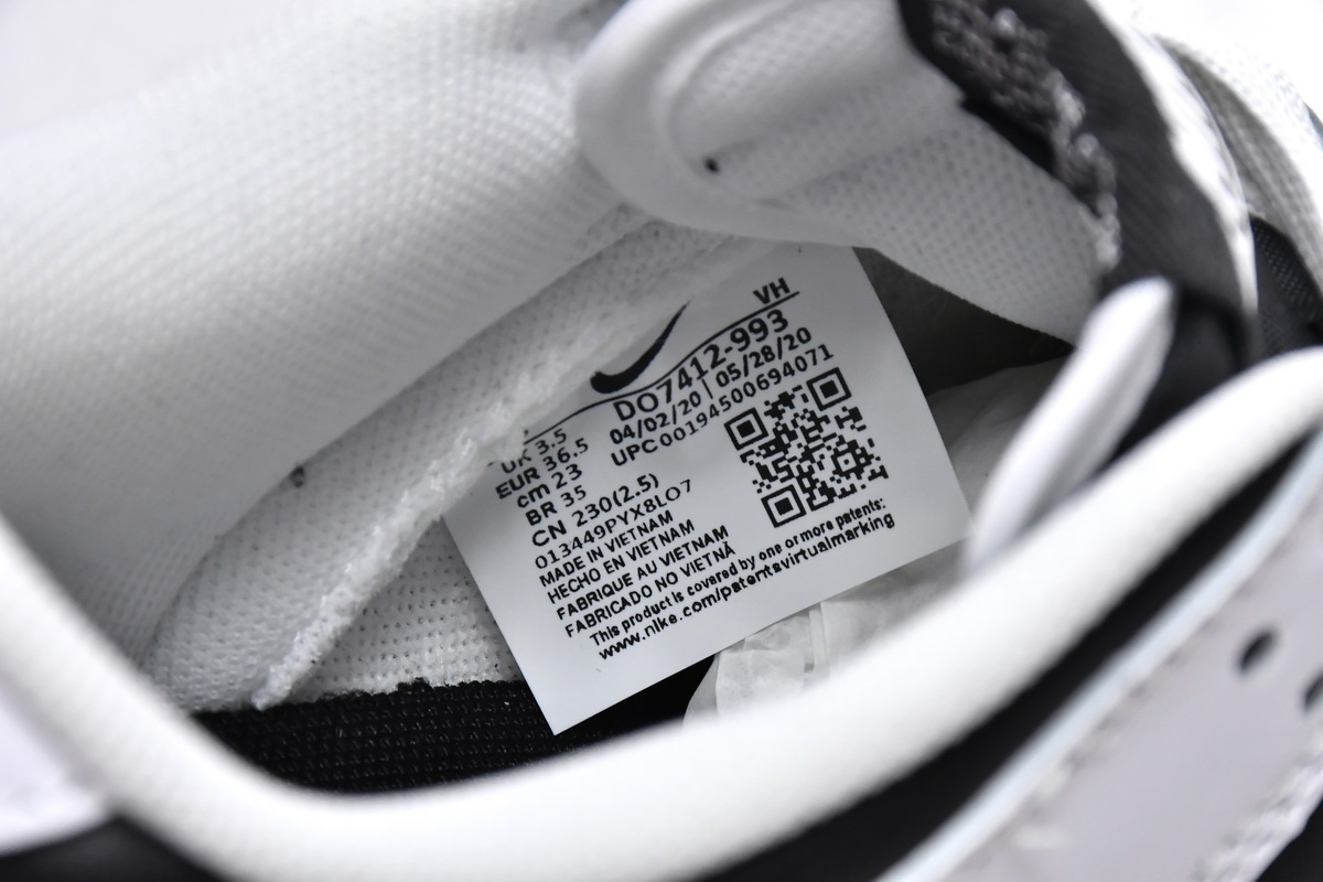 Nike Dunk Low White Black  DO7412-993
