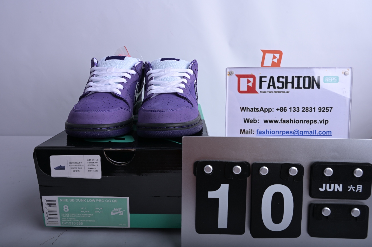 Nike SB Dunk Low Pro OG QS Purple Lobster   BV1310 555