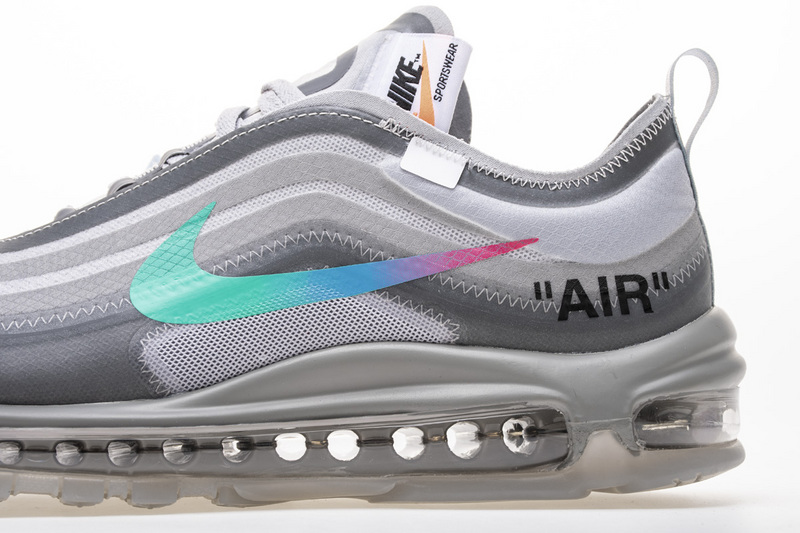 OFF WHITE X Nike Air Max 97 “Wolf Grey Menta” AJ4585-101
