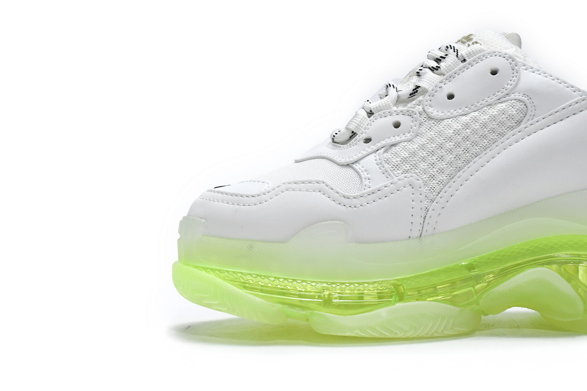 Ba***ci*ga Triple S White Green   544351 W0901 9010