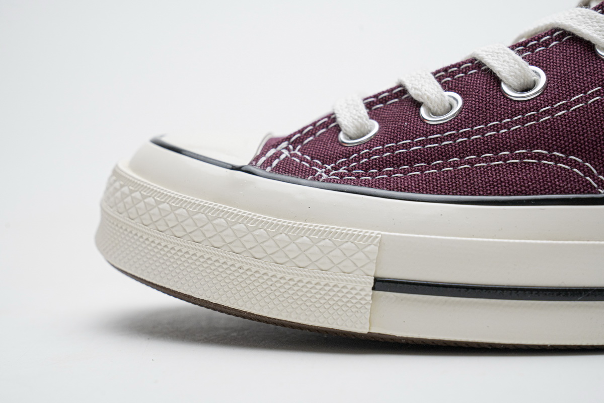 Converse Chuck 70 HI Dark Burgundy Black Egret  162051C
