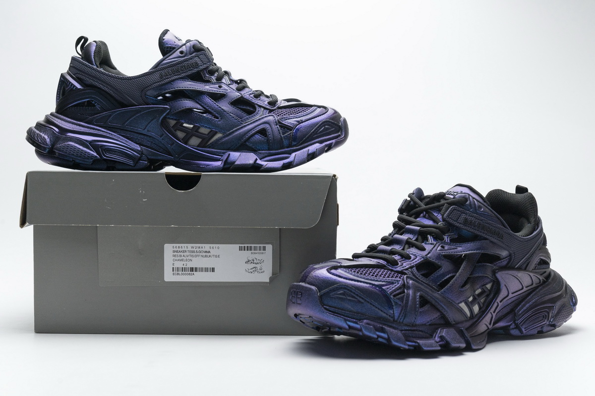 Ba***ci*ga Track 2 Sneaker Chameleon  568615 W2MA1 5610