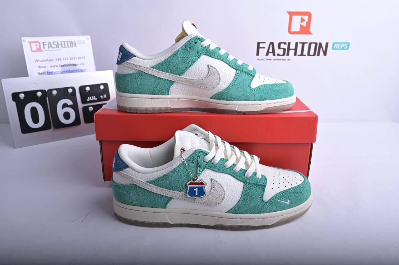 Kasina x Nike Dunk Low  Neptune Green  CZ6501-101
