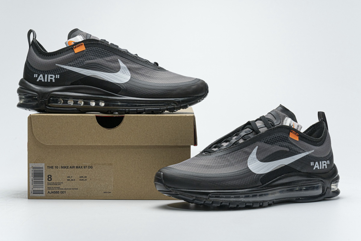 Off-White x Nike Air Max 97 All Black AJ4585-001